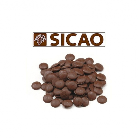 Шоколад SICAO молочный 33,6% 500 г.