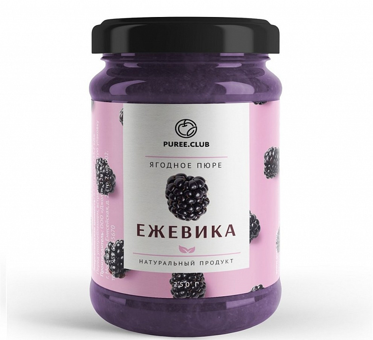 ПЮРЕ ЕЖЕВИКА 250 г. (РОССИЯ)
