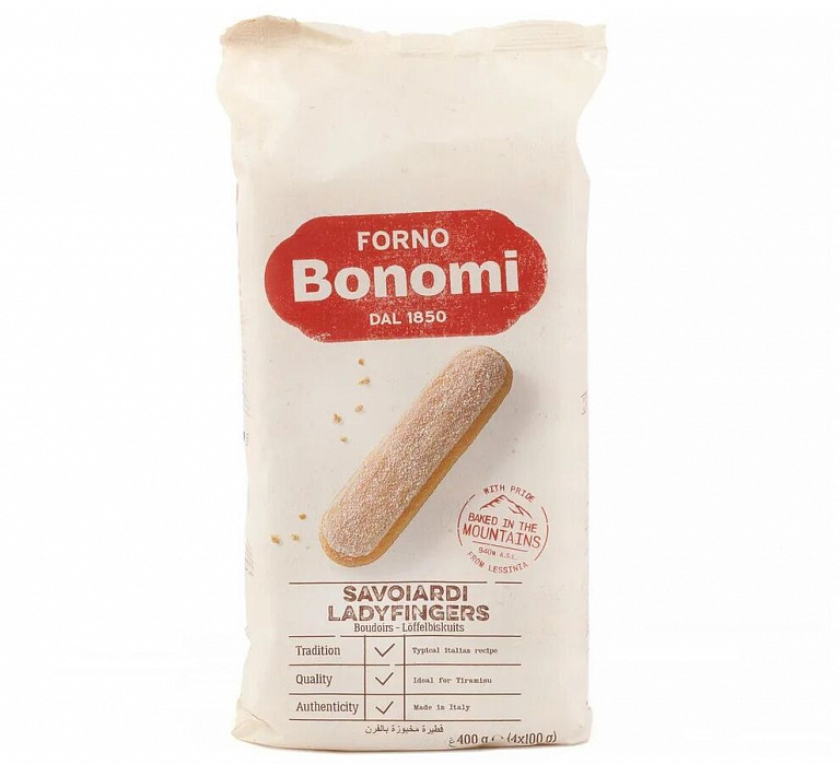 ПЕЧЕНЬЕ САВОЯРДИ BONOMI SPA Италия 400 г.