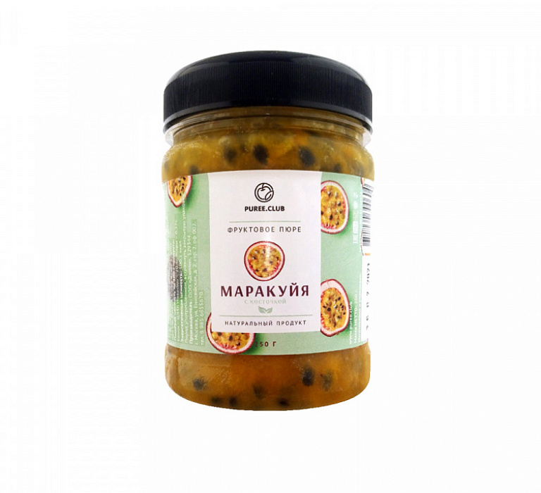 ПЮРЕ МАРАКУЙЯ С КОСТОЧКОЙ 250 г. (РОССИЯ)