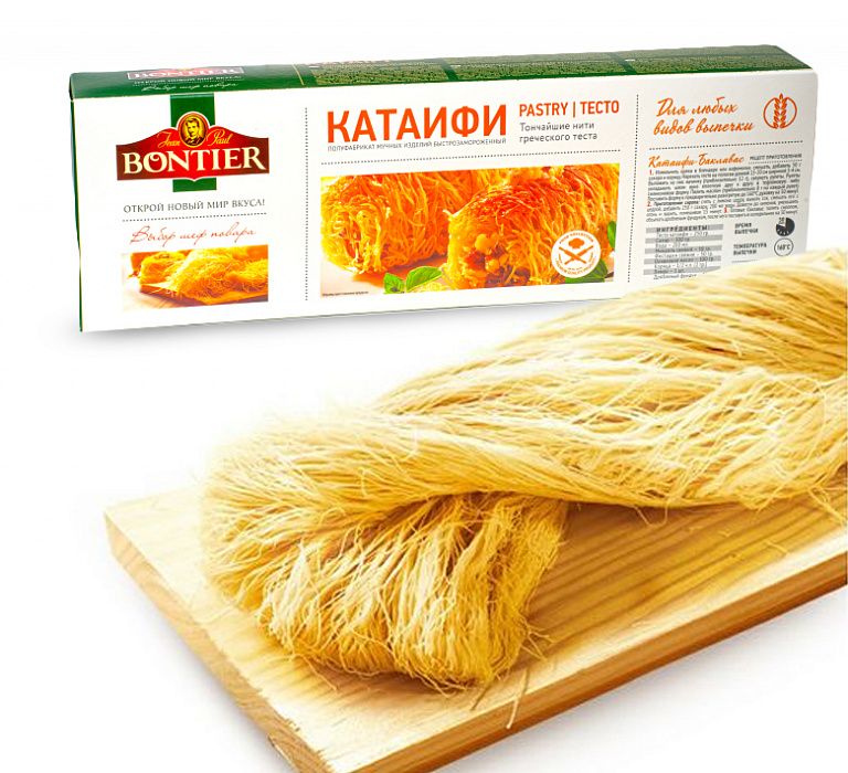 ТЕСТО КАТАИФИ "BONTIER" замороженное 450гр